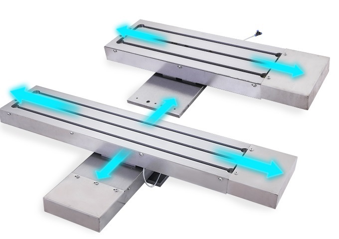 tavolo di lavoro trasversale longitudinale cnc