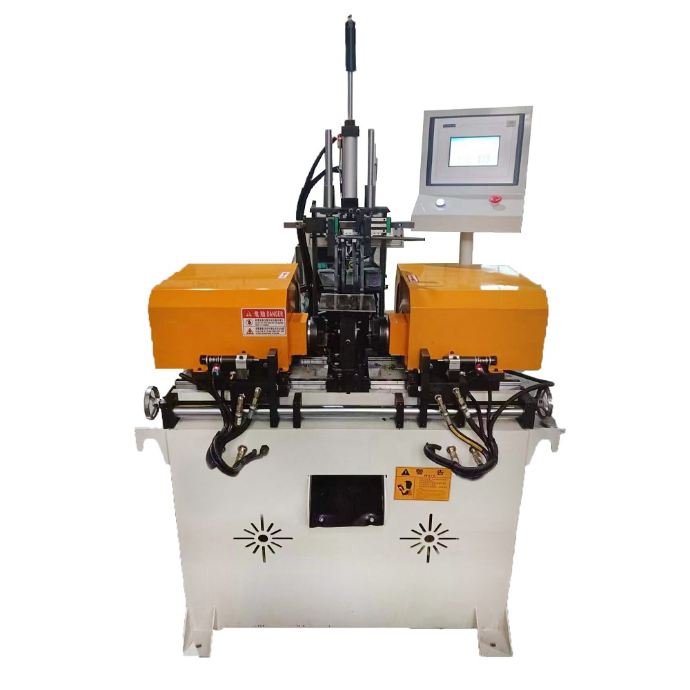 otomatik cnc çift kafa hidrolik pah kırma makinesi img1