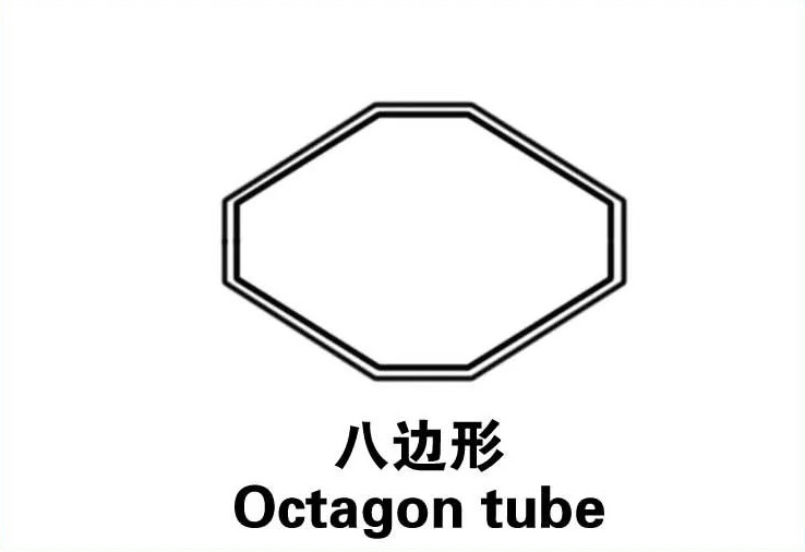 tubo octogonal