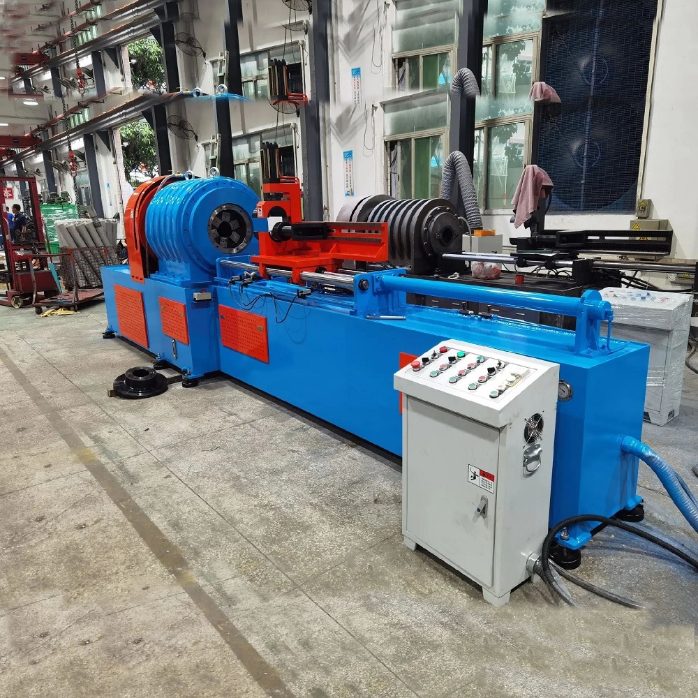 decorative rotary swaging and tube embossing machine img1