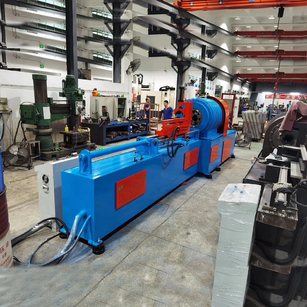 decorative rotary swaging and tube embossing machine img2