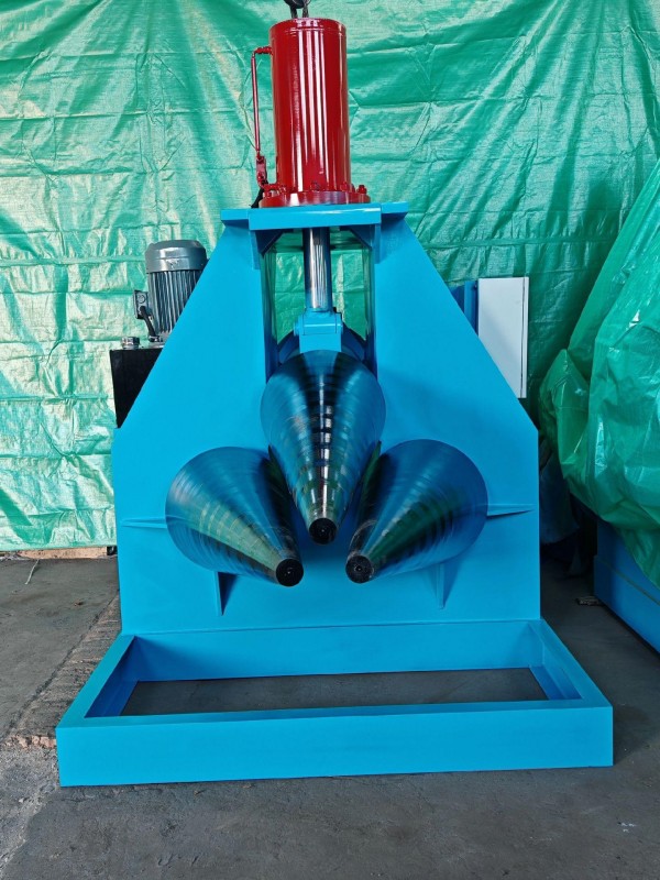 3 roller cone plate rolling machine for accurate conical plate bending