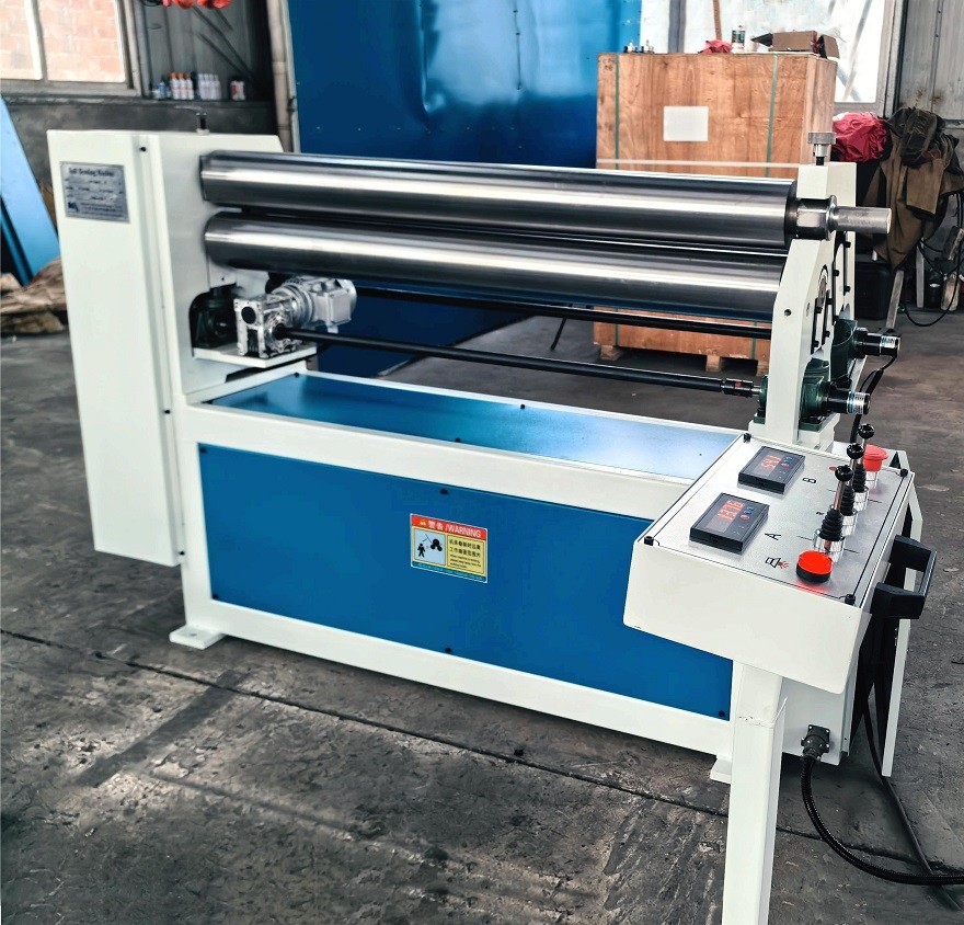 asymmetric 3 roller plate bending machine
