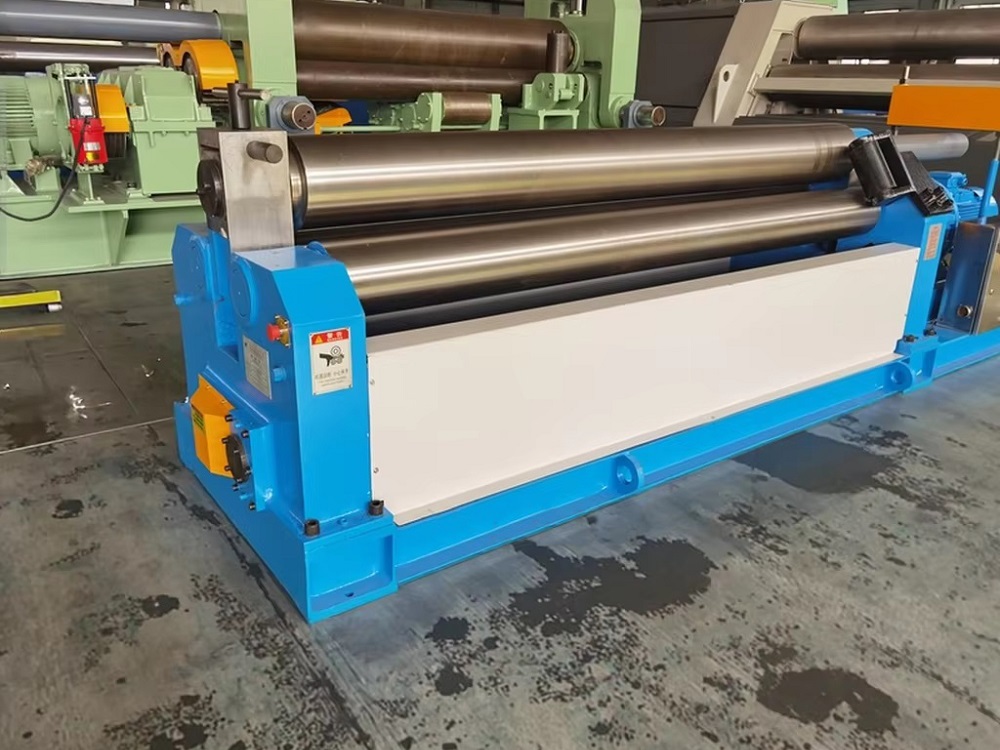 automatic 3 roller sheet bending machine plate rolling machine