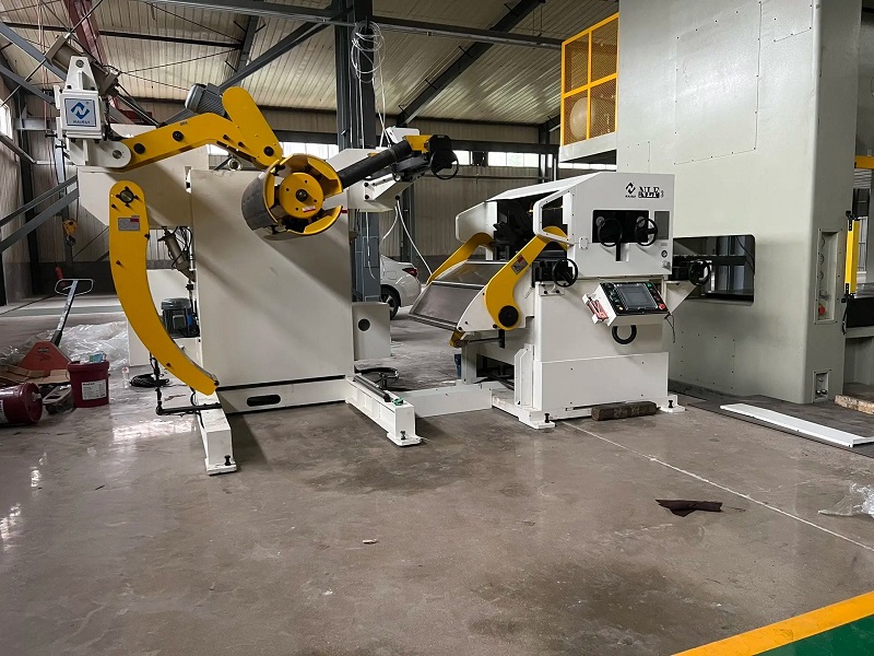 automatic 3 in 1 coil decoiler straightener feeder for power press machines