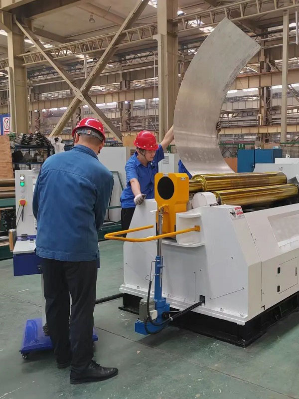 automatic 4 roller hydraulic plate rolling machine