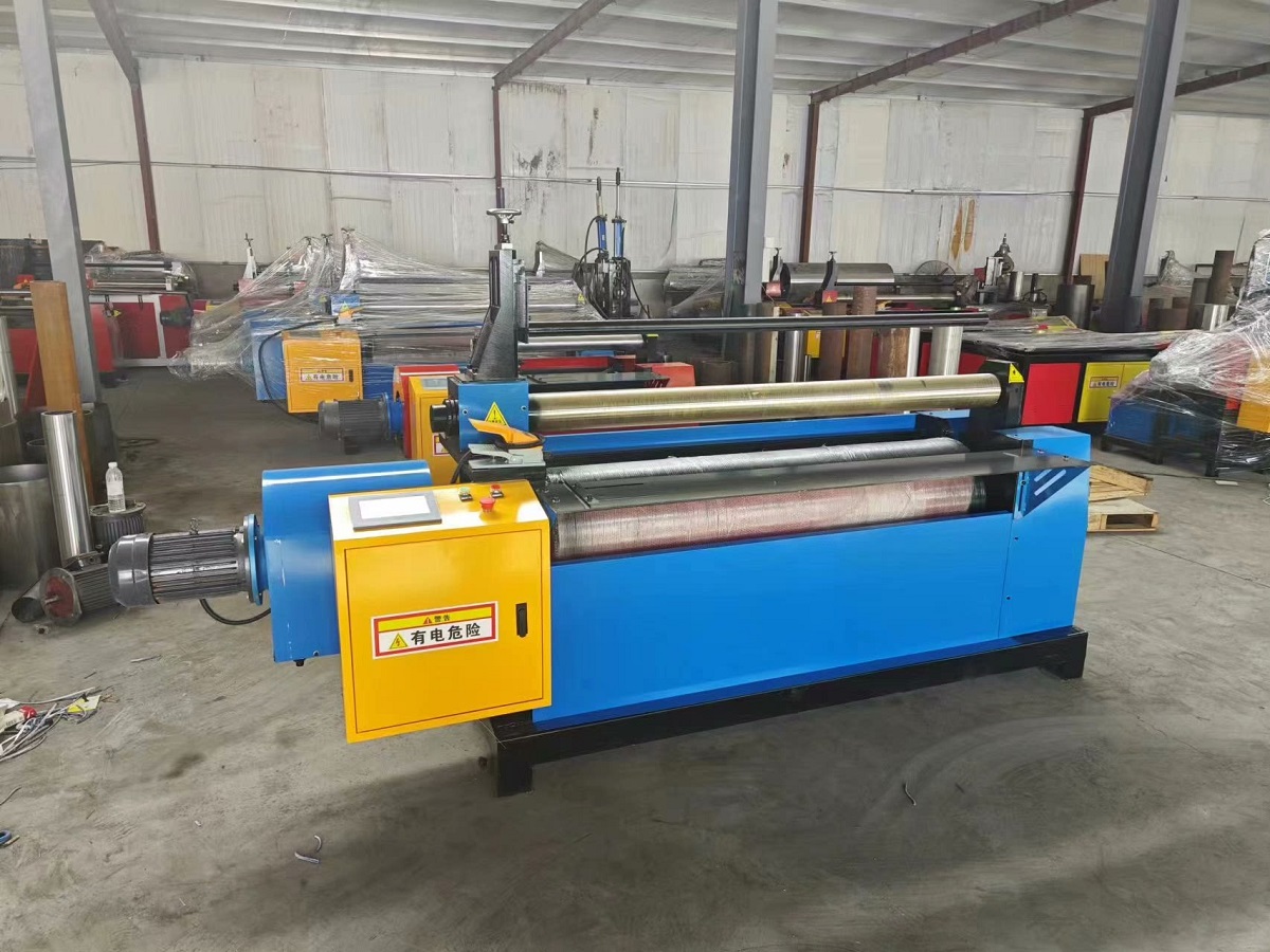 cnc 2 roller steel sheet bending machine