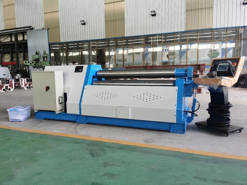 cnc 3 roller plate rolling machine for stainless steel