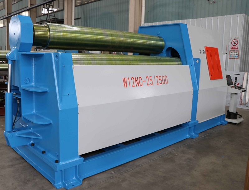 cnc 4 roller plate rolling machine for metal sheets