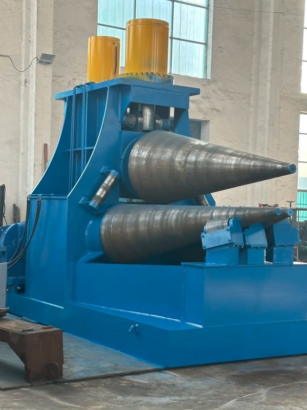 cone plate rolling machine 3 roller design for metal cone plate forming