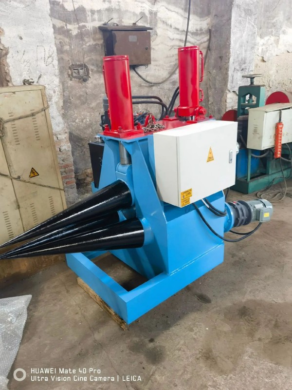durable 3 roller cone rolling machine for metal conical plate forming