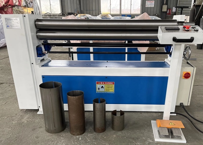 esr 4x1500 3 roller asymmetric plate rolling machine