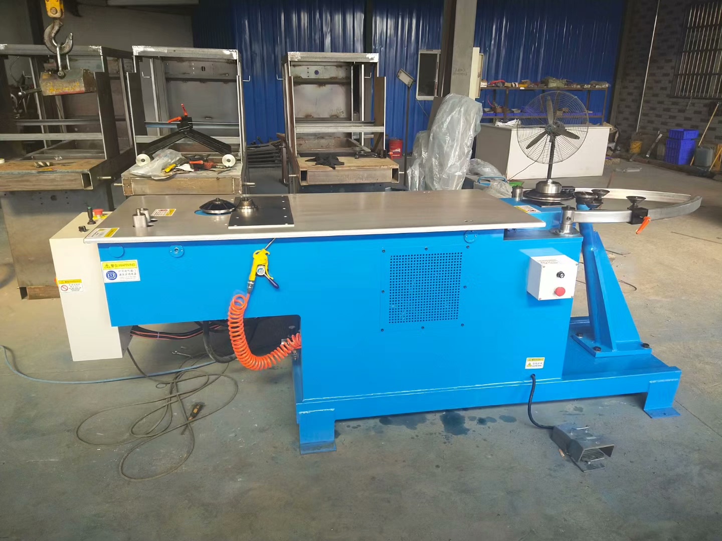 elbow gorelocker duct forming machine