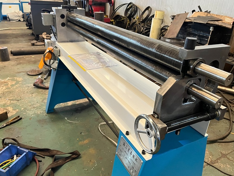 electric 3 roller plate rolling machine