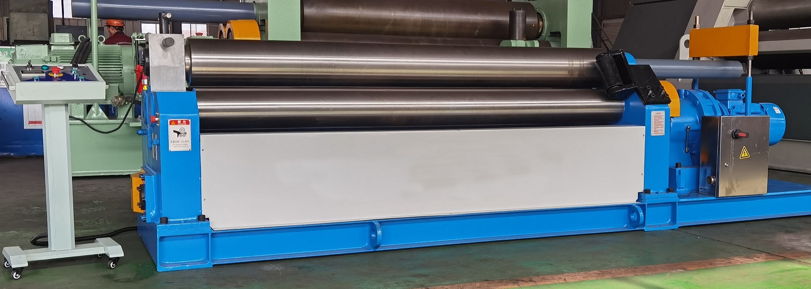 high quality 3 roller hydraulic plate rolling machine