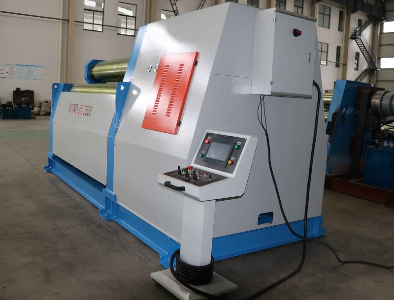 industrial cnc four roller plate rolling machine