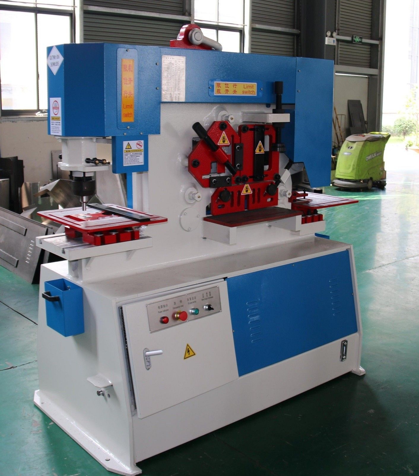 multi functional metal punching and shearing hydraulic ironworker machine