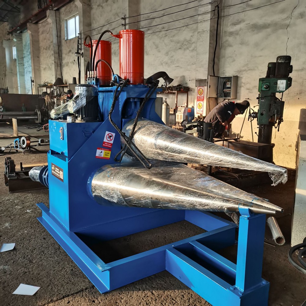 oem hydraulic 3 roller cone plate rolling machine