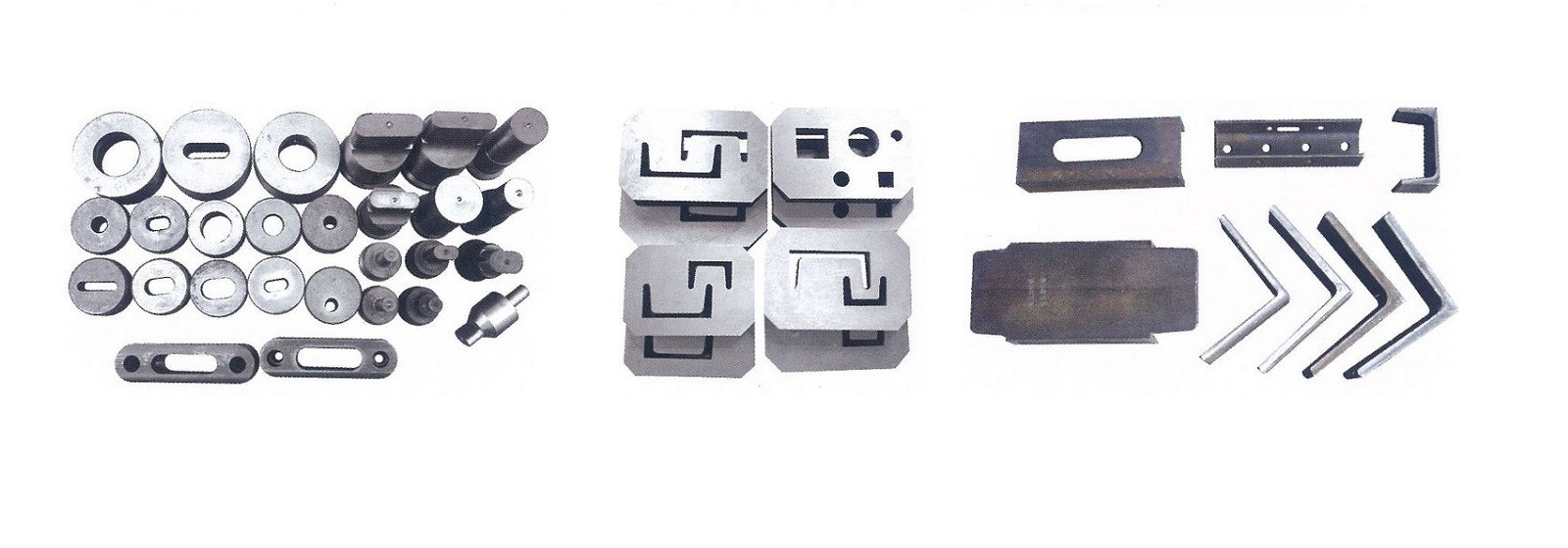 reference pictures of products that can be processed hydraulic ironworker punching and shearing machine