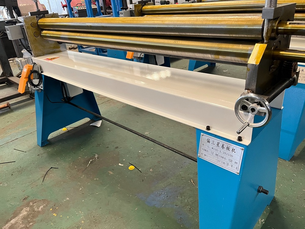 w11g 1 2x1530 manual sheet metal rolling machine