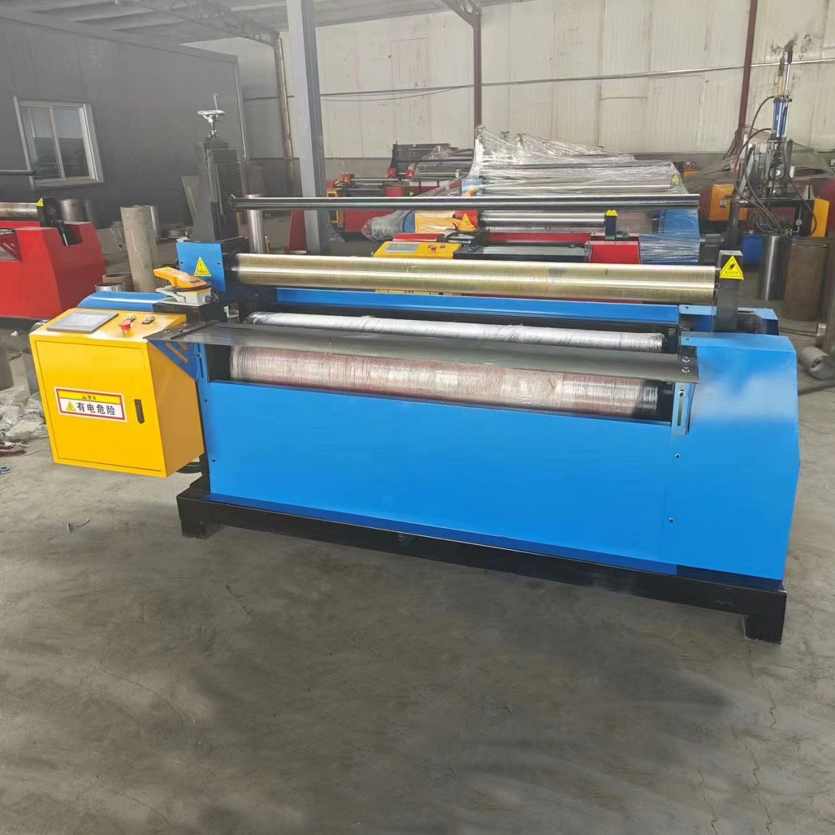 cnc 2 roller plate rolling machine for steel sheet bending img4