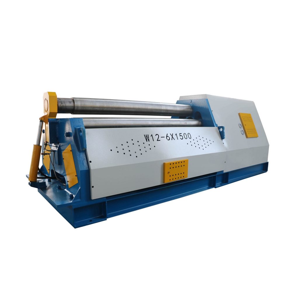 cnc 4 roll hydraulic plate bending rolling machine img1
