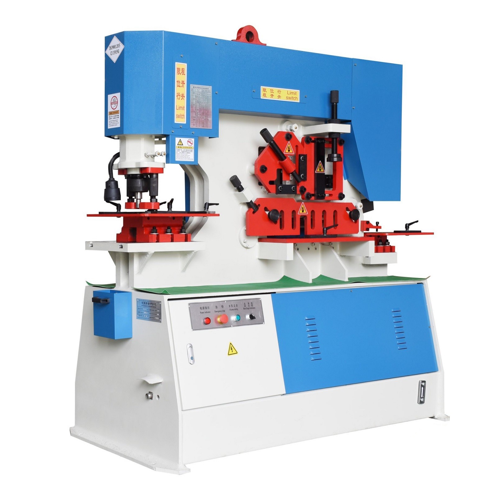 hydraulic ironworker punching and shearing machine img1