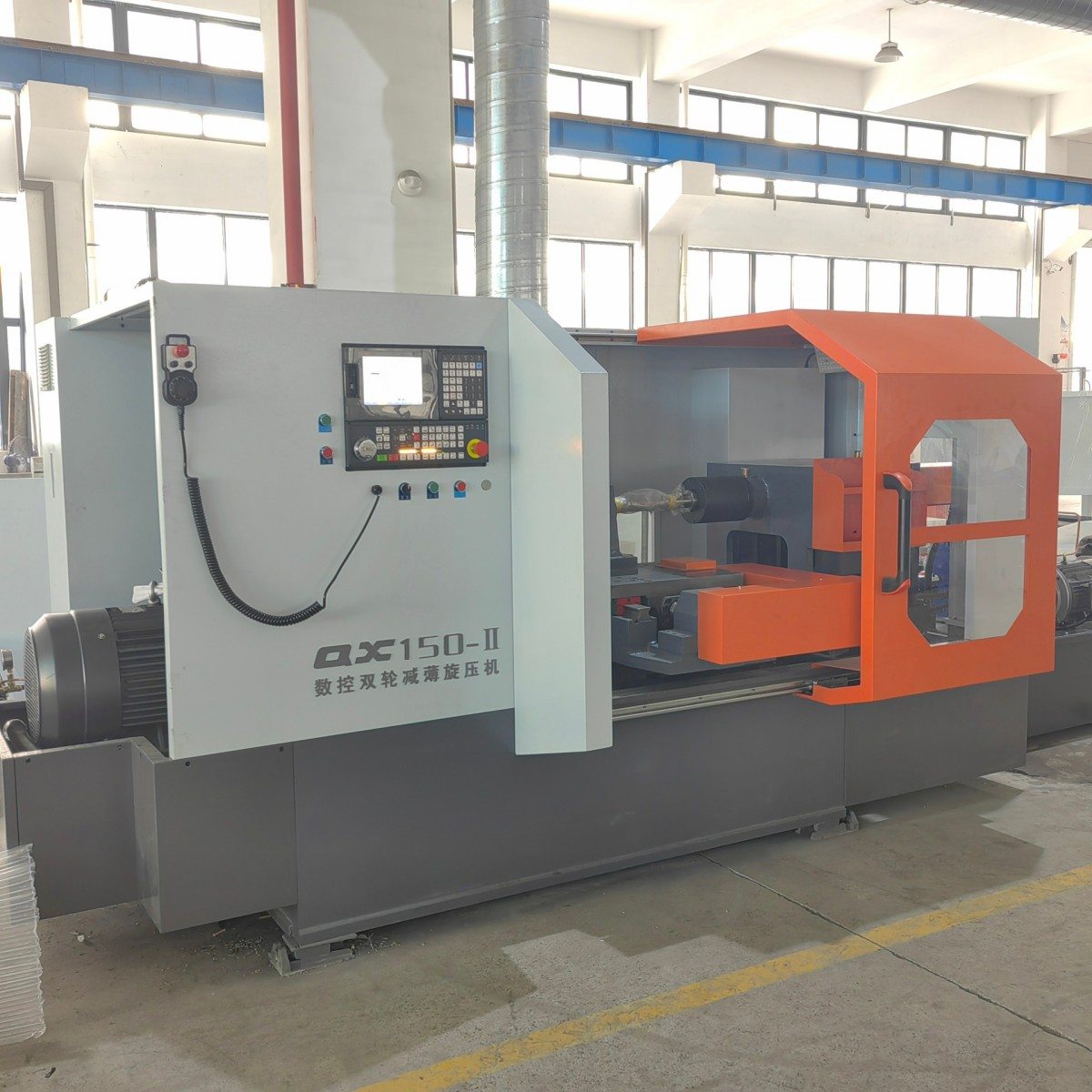 150 mm CNC-Doppelrollen-Metalldrückmaschine 4