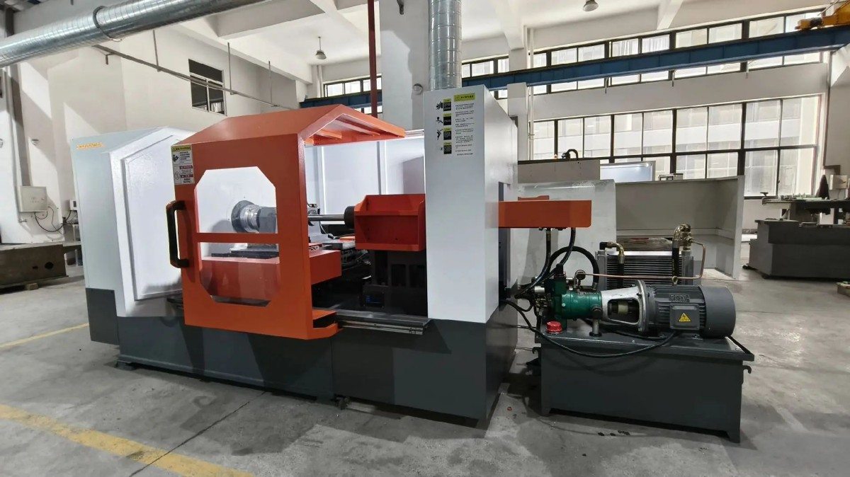150 mm Doppelrollen-CNC-Metalldrückmaschine 3