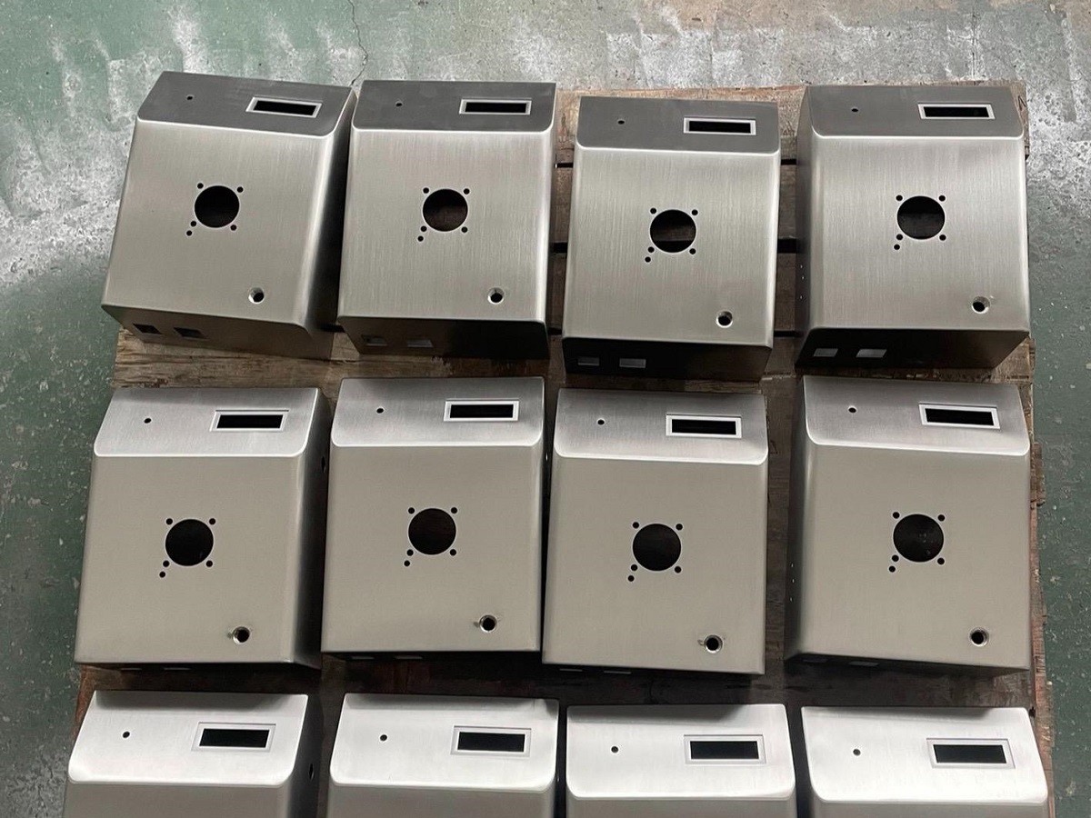 Componentes elétricos de aço inoxidável escovado 304