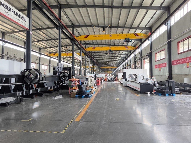 automated zero tailing three chuck tube laser cutting machine factory