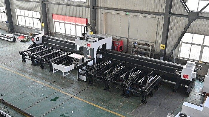 heavy duty tube laser cutting machine 6kw 8kw 12kw