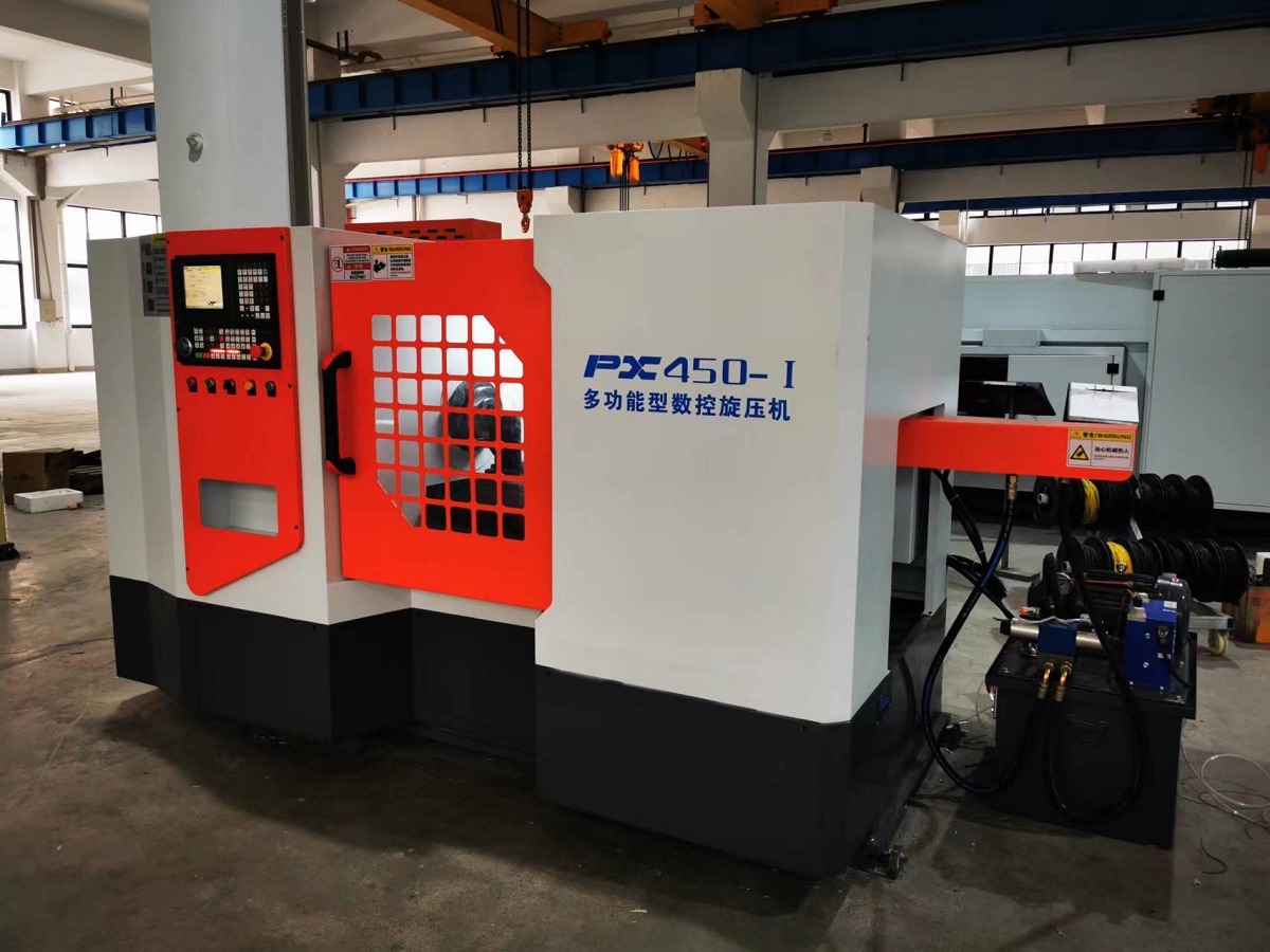 Einrollen-CNC-Metalldrückmaschine für Töpfe aus Aluminium und Kohlenstoffstahl