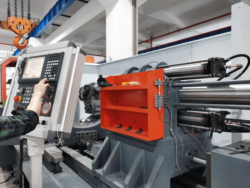 Einzelrollen-CNC-Metallspinnmaschine für Kochgeschirr