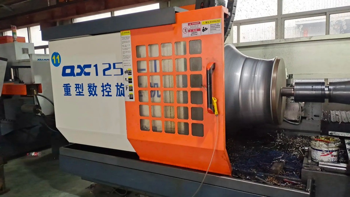 Einzelrollen-CNC-Metallspinnmaschine für Edelstahlkochgeschirr