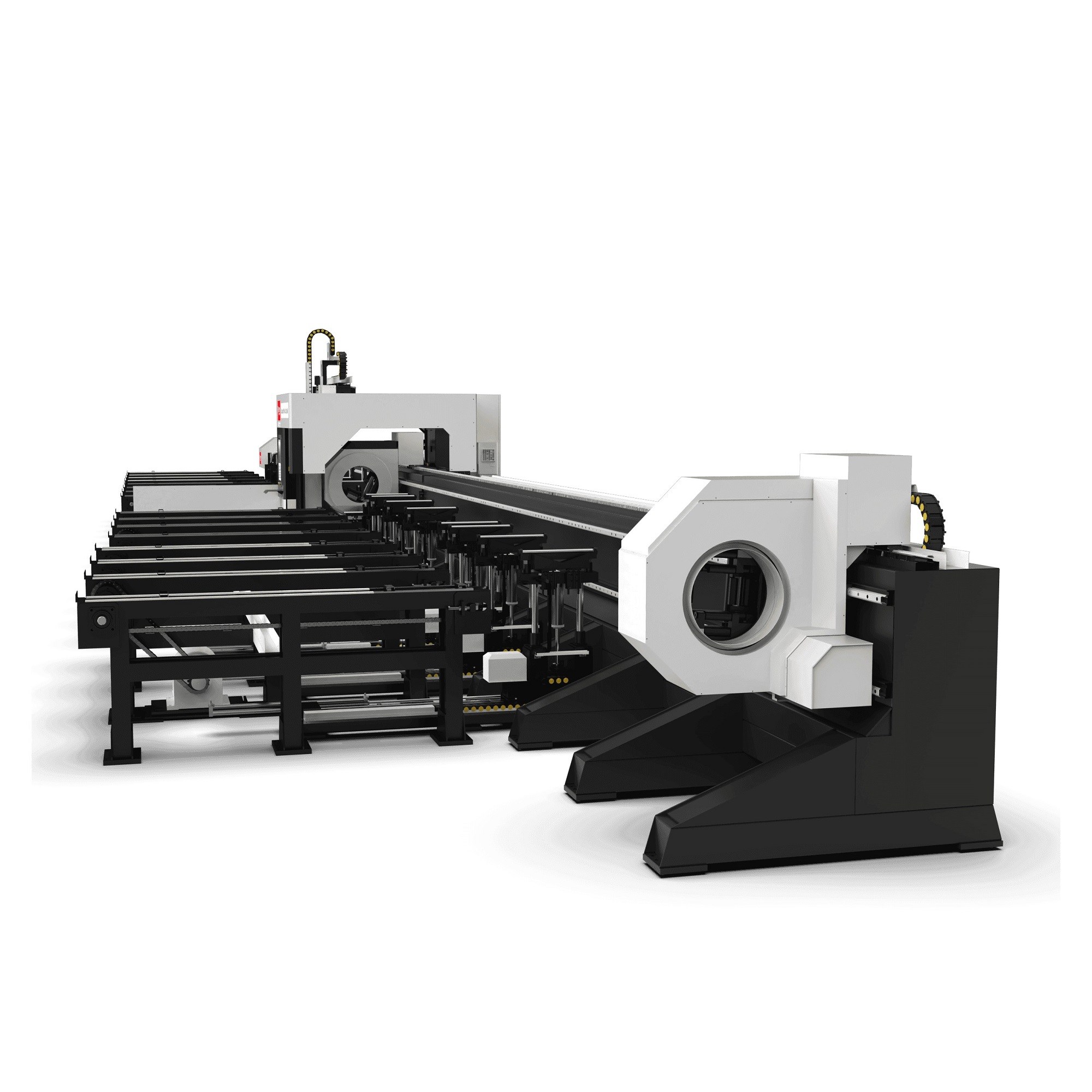heavy duty cnc fiber laser pipe cutting machine img3