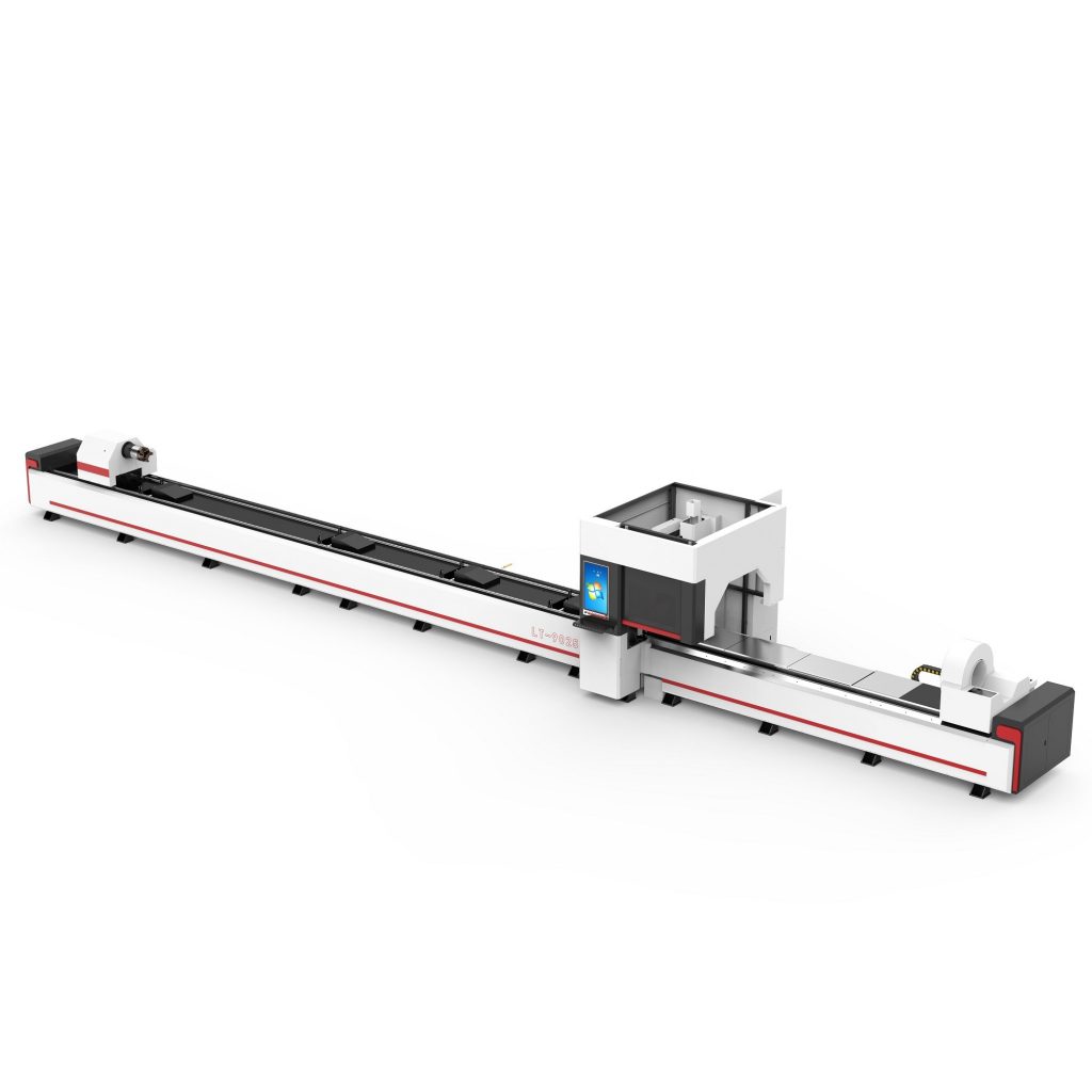 zero tailing three chucks cnc fiber laser cutting machine img1