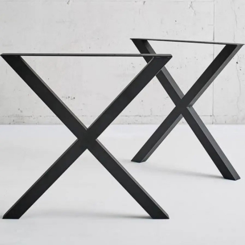 20 estilos de patas de mesa de metal con forma de X