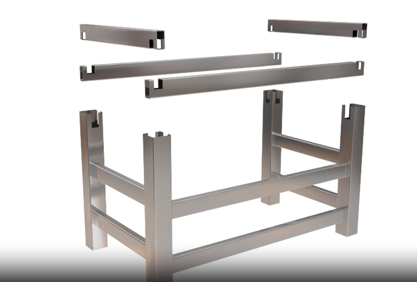 3d laser tube cutting applications rectangular tube assembly after