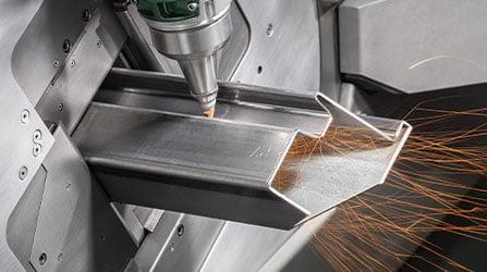 3d laser cutting system special shaped tube bevel cutting