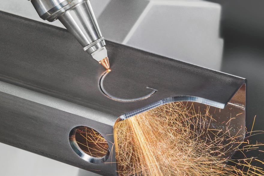 3d laser cutting system for chamfering