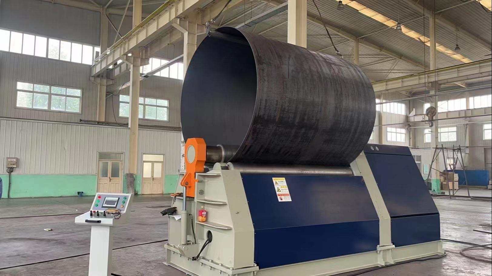 cnc four roller plate rolling machine