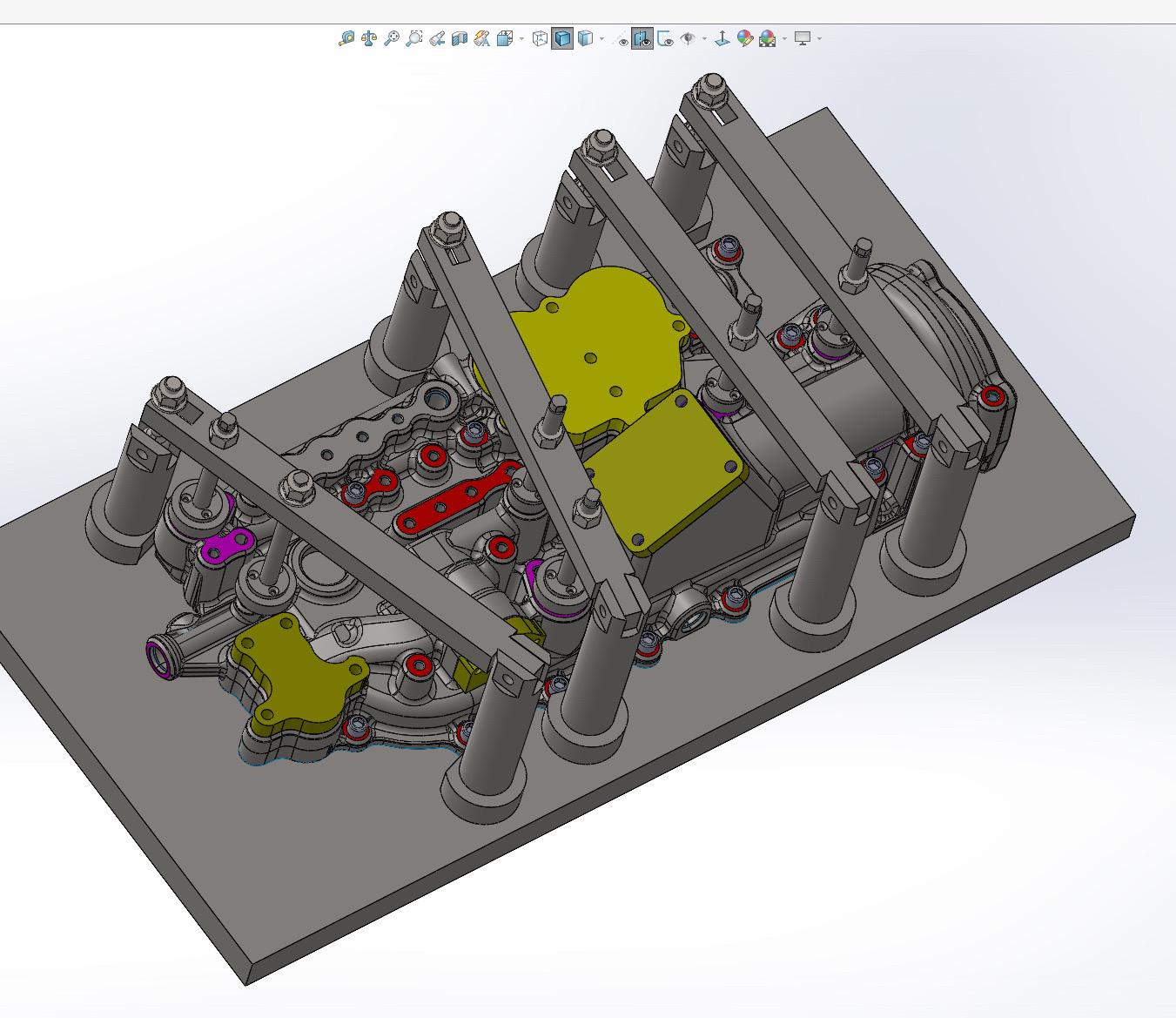 Tolerancia del modelo de pieza de fresado CNC para coche