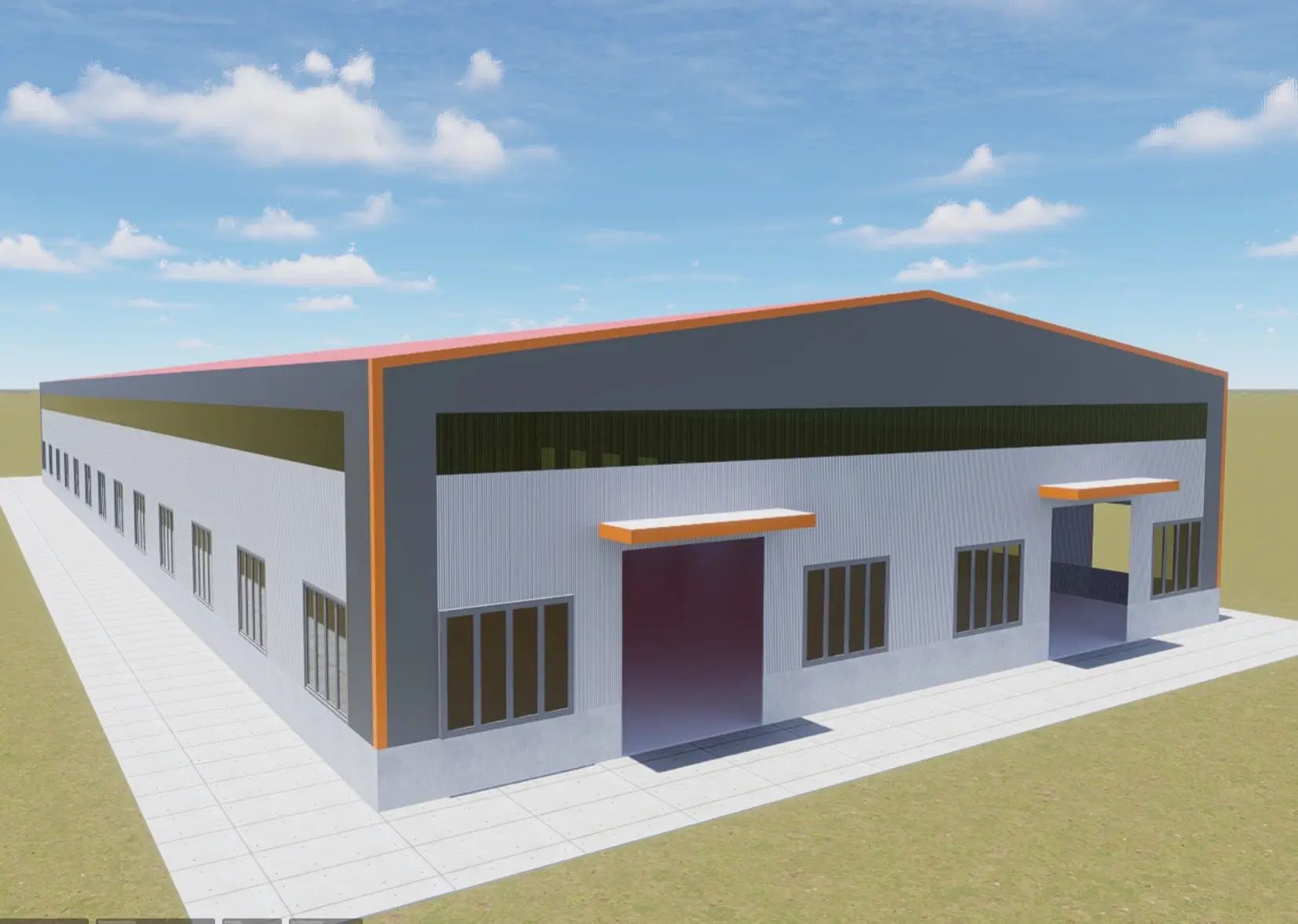 formage de tôles de toiture de construction