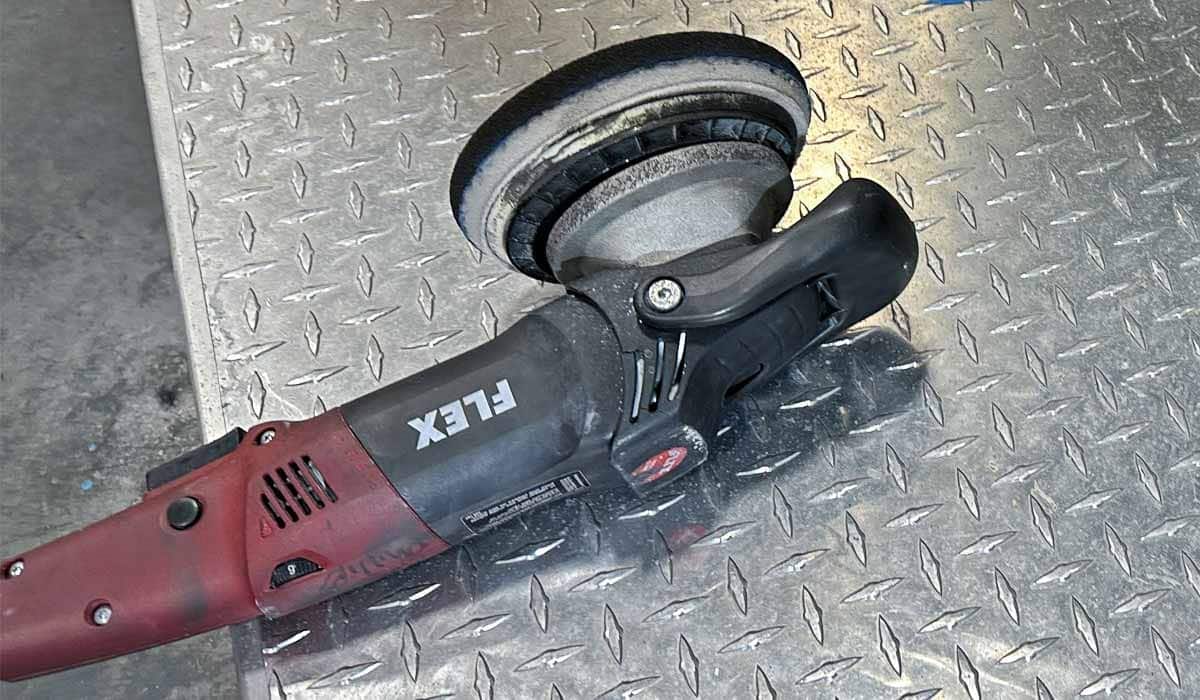 polidor acionado por engrenagem com placa de diamante de alumínio