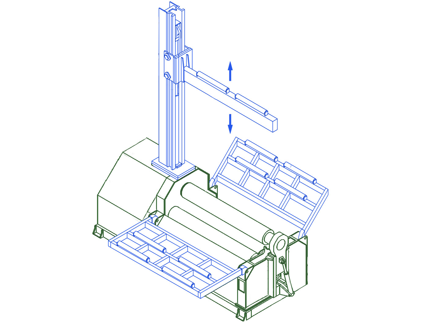steel sheet rolling machine drawing