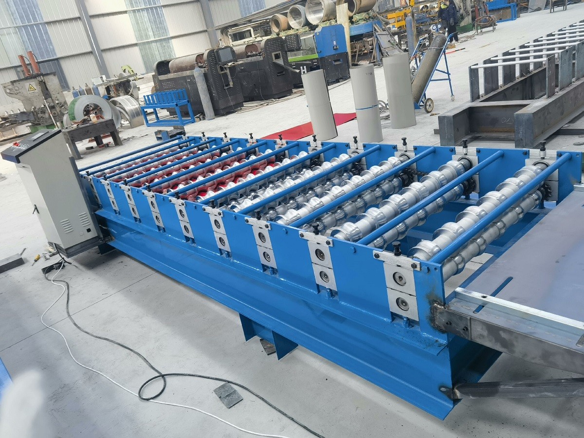 machine de fabrication de tôles ondulées 2