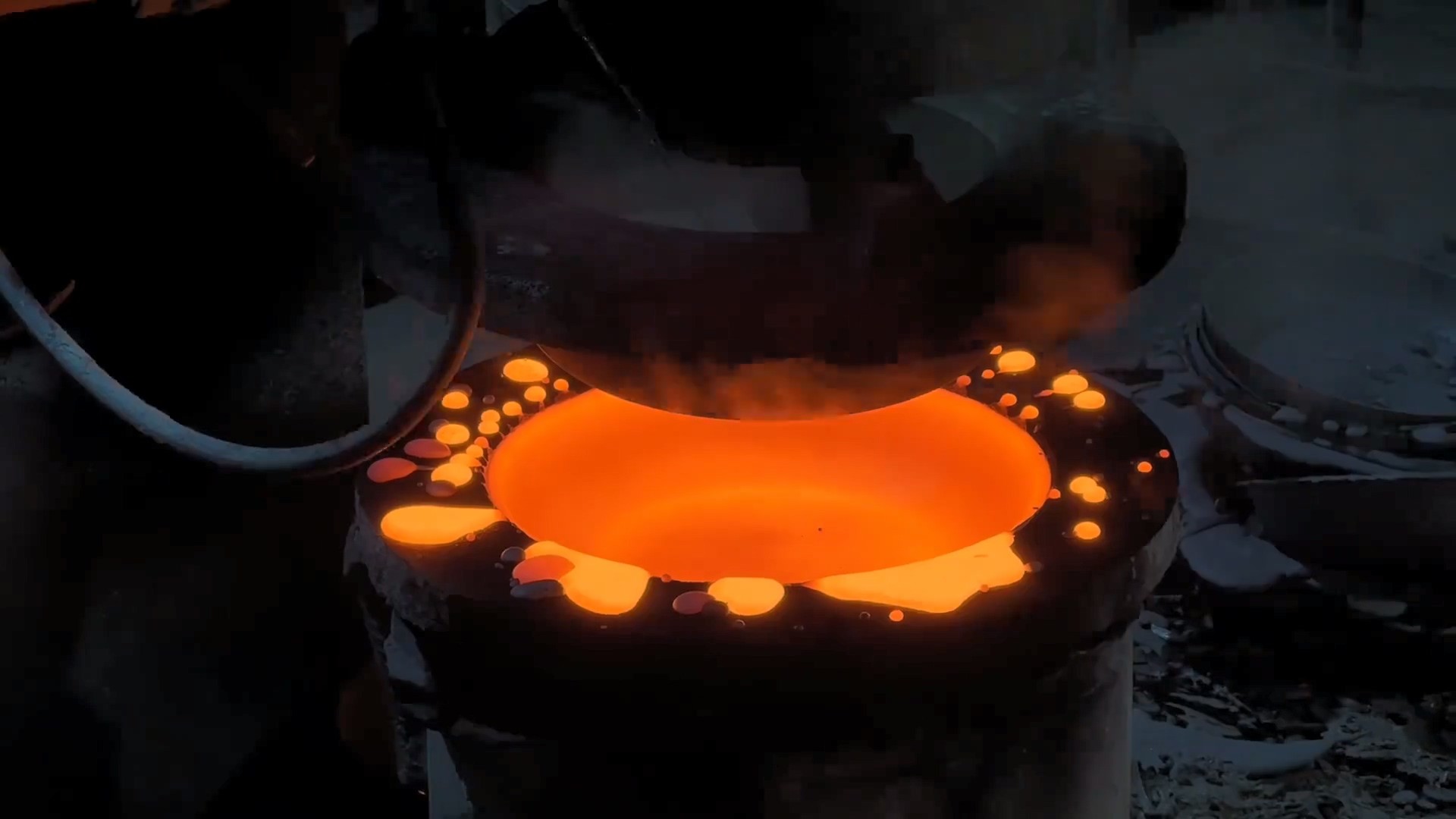 cast iron pot formed raw blank shape 1