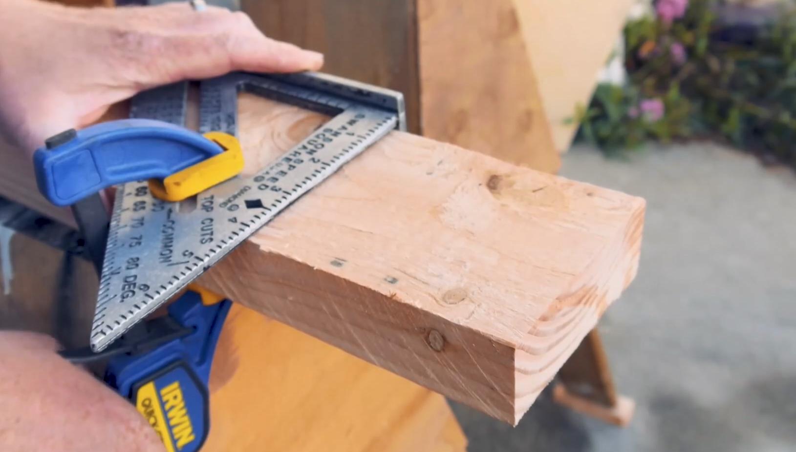 cutting plywood on site 1