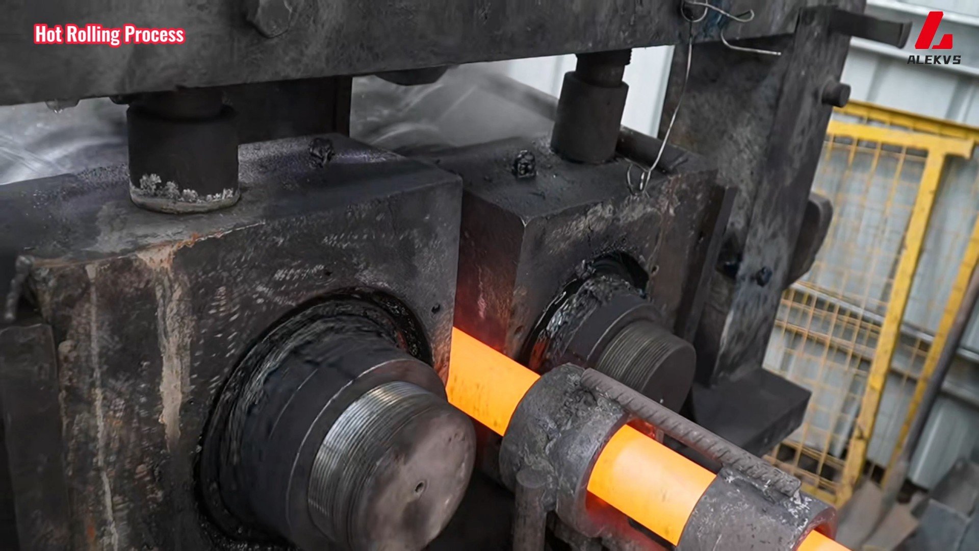 hot forming hot heading or hot rolling